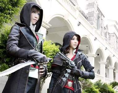 雙胞胎刺客Cosplay《刺客教條：梟雄》真實倫敦真實呈現，美的讓人身歷其境(心)