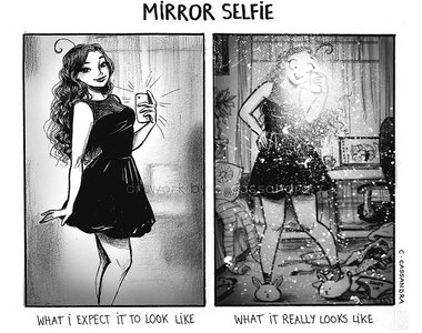 插畫《女生的日常煩惱》你們男生不懂啦(引戰)