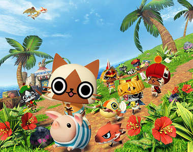 《魔物獵人日記暖呼呼艾路村DX》瑪利歐合作服裝也太可愛了拔～