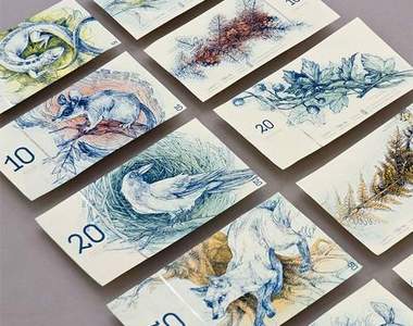 《設計系學生自製虛構歐元鈔》這不是偽鈔而是藝術欣賞來著