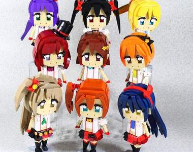 《LoveLive!》樂高堆出 μ`s 9位成員 相似度百分百