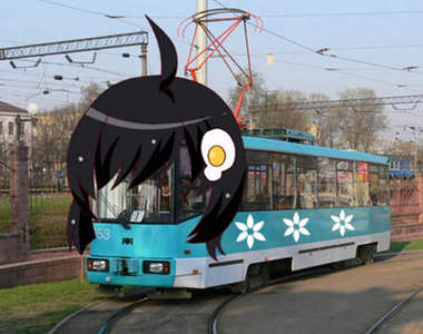 《幫電車加上動漫髮型》這樣萌感度增加不少欸ww