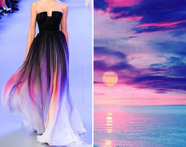 《大自然禮服》果然大自然就是一種時尚