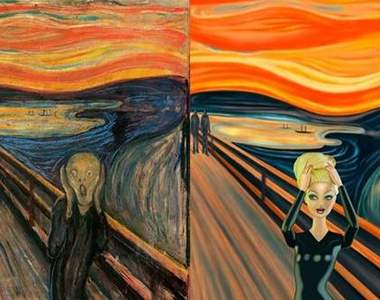 《芭比的名畫寫真》這一次以裸體入侵世界名畫