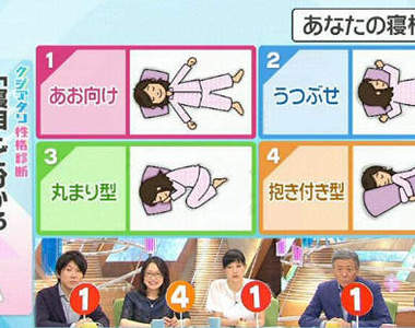 心理測驗《戀愛類型》從睡覺的姿勢判斷是哪一種