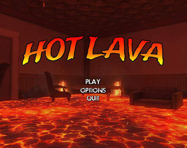 《Hot Lava》跳岩漿跑酷遊戲 客廳都被岩漿淹沒啦(驚)