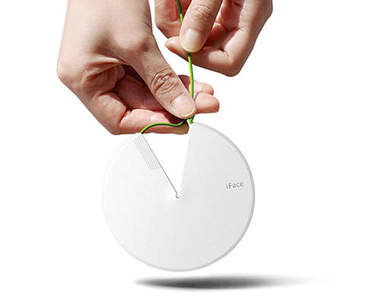 《LOTO 荷葉滑鼠》只要輕鬆一拉就可以開始使用