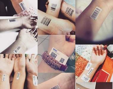 超另類《條碼貼印》新流行　耶？流行背後的恐怖故事你們知道嘛XD