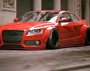 Liberty Walk改造《Audi S5 Coupe》這樣穿不會太高調嗎?