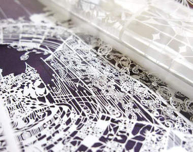 神極強大《立體紙雕切繪作家》這真的是用1張紙做的~