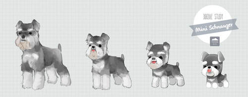 萌動物插畫 從正常 q版的進化論各個階段都超可愛啊啊o O