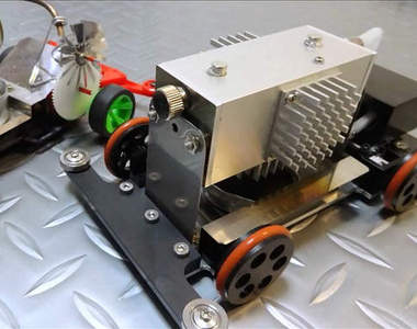 達人改造《蒸汽動力四驅車》只怕會先燒了軌道吧……