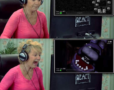 《爺爺奶奶玩佛萊迪之五夜驚魂》這嚇的到俺才有鬼