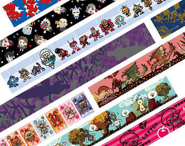 CAPCOM人氣遊戲紙膠帶＆刺繡手環　遊戲不好好做改賣文具惹？