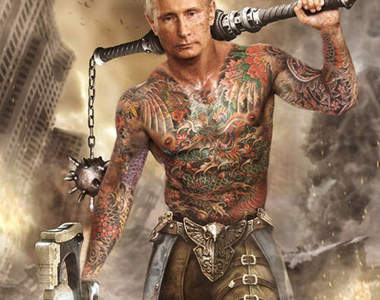 《PS大神的明星刺青照》紋身加下去更顯得煞氣