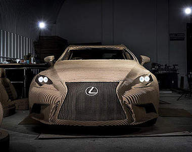 紙做的《Lexus IS》竟然還可以真的開上路？