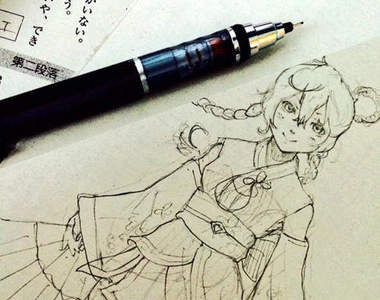 《考卷塗鴉》想不出答案哪就用畫的吧