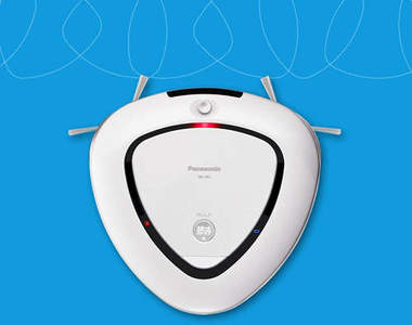 《Panasonic Rulo 機器人吸塵器》居然是三角飯糰形狀（餓了）