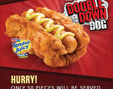 菲律賓肯德基推《炸雞熱狗堡》喂警察喔～快把它抓走啦～