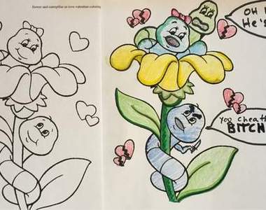 《成人向著色簿》為什麼上個色就變成抓小三了...