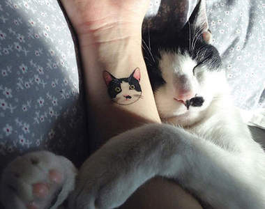 《小巧可愛貓咪刺青》以最低調的尺寸表現你的貓奴心♥
