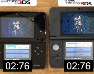 官方比較《新舊3DS跑魔物獵人X》任天堂認證的次等公民？