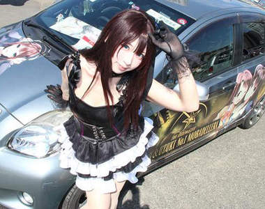 《台場痛車祭COSPLAY》香車配美人 痛車當然要配美COSER