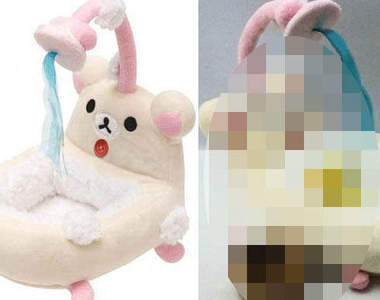 《懶懶熊沖澡手機座》日網友收到這網購商品卻 NG 了(囧)