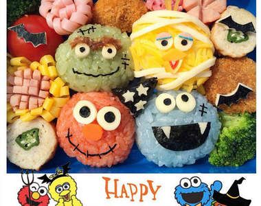 超可愛的《卡通便當》出自媽媽一雙巧手 看的好想吃一口啊～