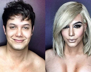 莫名煩躁《女星仿妝》別再擠溝了直接用畫的吧～