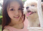 《正妹曬寵物》新台妹Chi Mei Hung人與狗狗都可愛 《正妹曬寵物》新台妹Chi Mei Hung人與狗狗都可愛