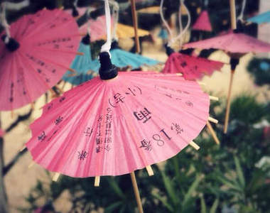 日本神社可愛《傘籤》今年的運勢是晴朗還是大雨呢?