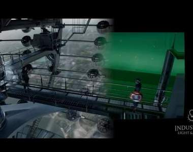 《美國隊長2》特效前後對比圖 除了演員以外都是特效...