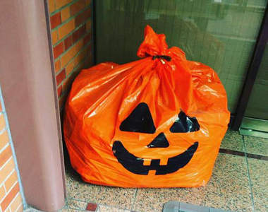 東京發放《萬聖節垃圾袋》狂歡後的垃圾對策也可以這麼可愛♥