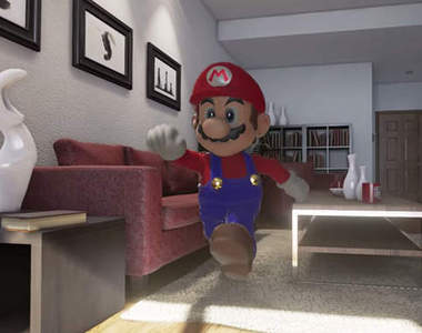 虛幻引擎4打造《超級瑪利歐64》感覺畫風不太一樣啊...