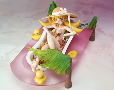 《忍野忍甜甜圈澡模型》好想把甜甜圈通通吃掉(流口水