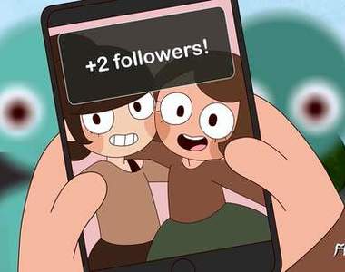 網路影片《社群網路的寫照》畫風可愛是可愛...不過警惕作用也挺高的...