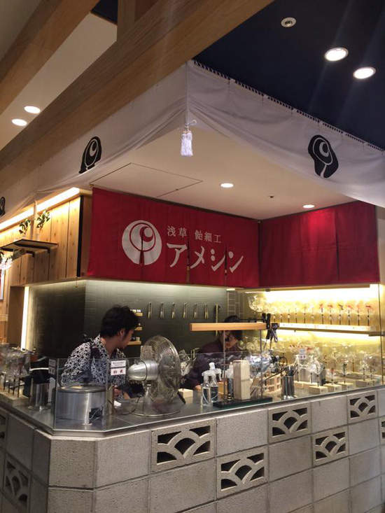 日本糖雕 和風棒棒糖 浅草飴細工在東京天空樹開分店了