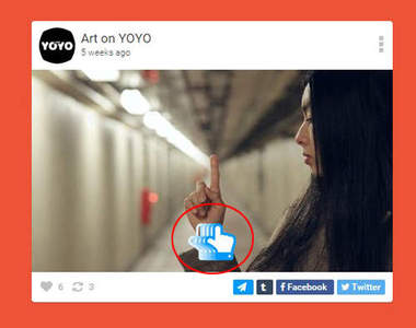 網路話題《YOYO 動圖網站》最出名的是這個手指搖搖圖示