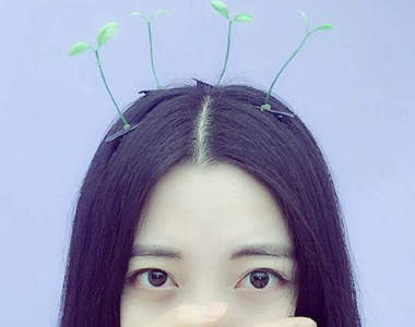 呆毛的概念?《豆芽花髮夾》真心覺得有點萌耶