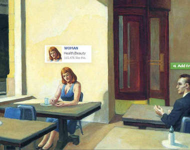 《世界名畫x社群網站》天父好友人數已滿 下次請早