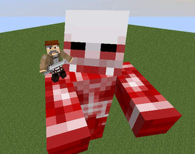 《真實空拍超大型巨人》專家才能玩的惡搞 這隻巨人竟然還會跳舞……