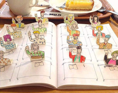 日網友活用《無印良品四格筆記本》停產後大復活馬上狂賣