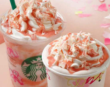 《櫻花星巴克》櫻花祭即將來臨～來杯櫻花咖啡吧