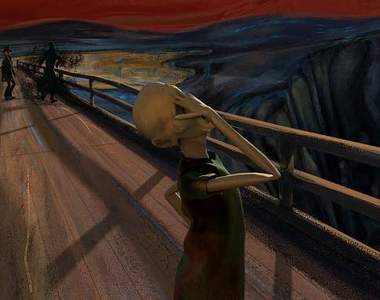 將《吶喊》3D動畫化 名畫加上唱歌跳舞有沒有搞頭啊～