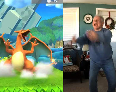 慫恿老爸《模仿任天堂明星》超低重現度讓人笑到噴飯……