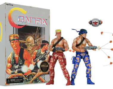 經典《魂斗羅》主角雙人模型 這就是時代的眼淚...