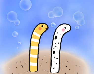 謎樣的玩具《強力膠花園鰻》要是這個成為流行 就是超強的宣傳吧?