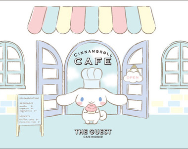 澀谷期間限定《大耳狗咖啡廳》那個蘇打汽水感覺有點獵奇XD