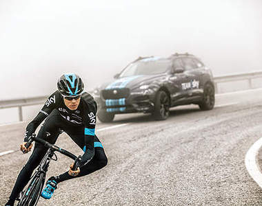 準量產版《Jaguar F-Pace》環法自由車賽搶先秀
